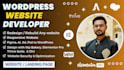 develop wordpress website, blog with wpbakery, divi and elementor pro