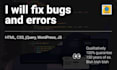 fix your HTML, CSS, jquery, wordpress issues