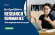 research and summary writing, research and summaries, case study analysis