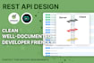 design a rest API with best practices and documentation