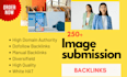 do image submissions to high authority sites