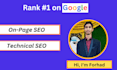 do onpage SEO and technical optimization for fast ranking