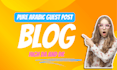 provide guest post on pure arabic websites