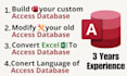 convert your spreadsheet to microsoft access database