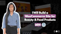 build a woocommerce site for beauty,food products