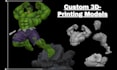 create character, miniature, toy or 3d model for 3d printing