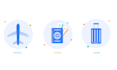 create icon animation, GIF, lottie for website or app