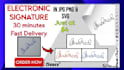 convert your handwritten signature into electronic signature