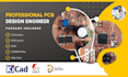 design circuit schematic and pcb in eagle and altium