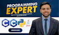 create code, scripts, assignments in c cpp java and python, programming projects