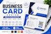 design a professional business card with qr code for your business