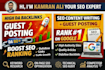 create manually high quality seo backlinks