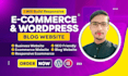 build responsive ecommerce and wordpress blog website