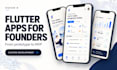 develop a custom flutter mobile app mvp for your startup