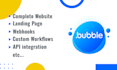 develop fully functional mvp and saas app on bubble io