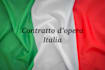 write for you a work contract according to italian law