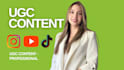 create english or spanish ugc video for social media