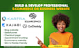 do squarespace website design redesign godadddy website, kartra, kajabi expert