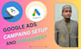 setup and manage your google PPC and all campaign