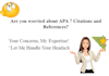 do apa 7 citations, references and formatting