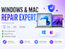 repair, fix, troubleshoot, mac, pc, computer, laptop remotely