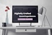 created a animated landing page using HTML CSS and java script
