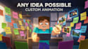 create minecraft 3d animation