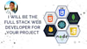 be your full stack developer with react, node js, mongodb, php, laravel