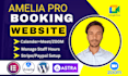 install amelia pro, bookly, latepoint, motopress, setup bookingpress website