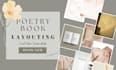 design and format your poetry and prose book