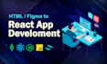 build HTML or figma to react app with node js, payment method, backend and auth