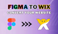 convert figma to wix website