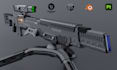 model realistic 3d gun and weapon assets, models for games
