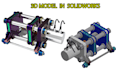 do mechanical 3d model at solidworks