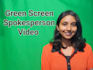 do a green screen video for you