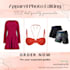 provide symmetric ghost mannequin, neck join or 3d look
