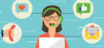 receptive customer service representative