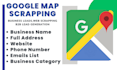 provide google map scrapping, business leads, b2b leads