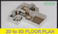 do professional 3d floor plans renders form blueprint drawings using sketchup