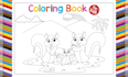 draw coloring book pages for children