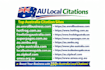 build 350 australia local citations in business directories for local SEO