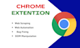 design and develop a professional chrome extension