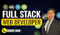 develop full stack web application using node, reactjs, express, mern