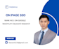 do on page SEO with ubersuggest