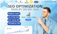 do complete monthly local SEO, on page and off page for top google ranking