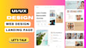 redesign website ui, figma ui design, landing page