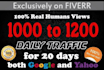 drive real organic traffic, quality visitors