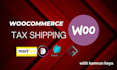 do woocommerce tax set up flat rate zone based and table rate shipping