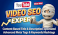 be your professional youtube SEO expert and channel growth manager