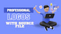design professional logo with source file